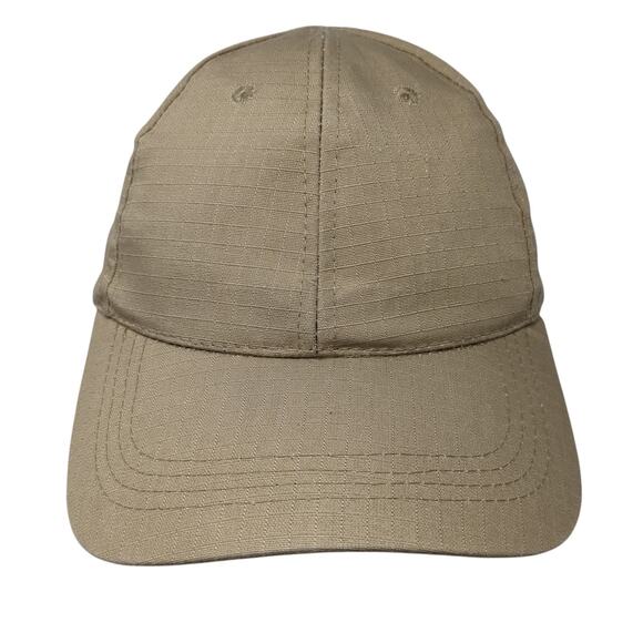 Thunder Strapback Baseball Cap Brown One Size Adjustable 6 Panel Blank - Picture 1 of 7